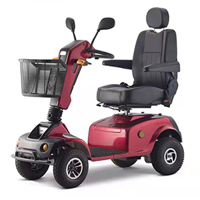 Side View of Mobility Scooter